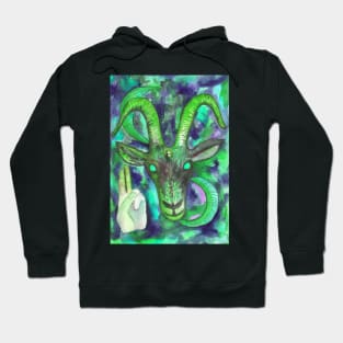 Occulc lsd satanic goat Hoodie